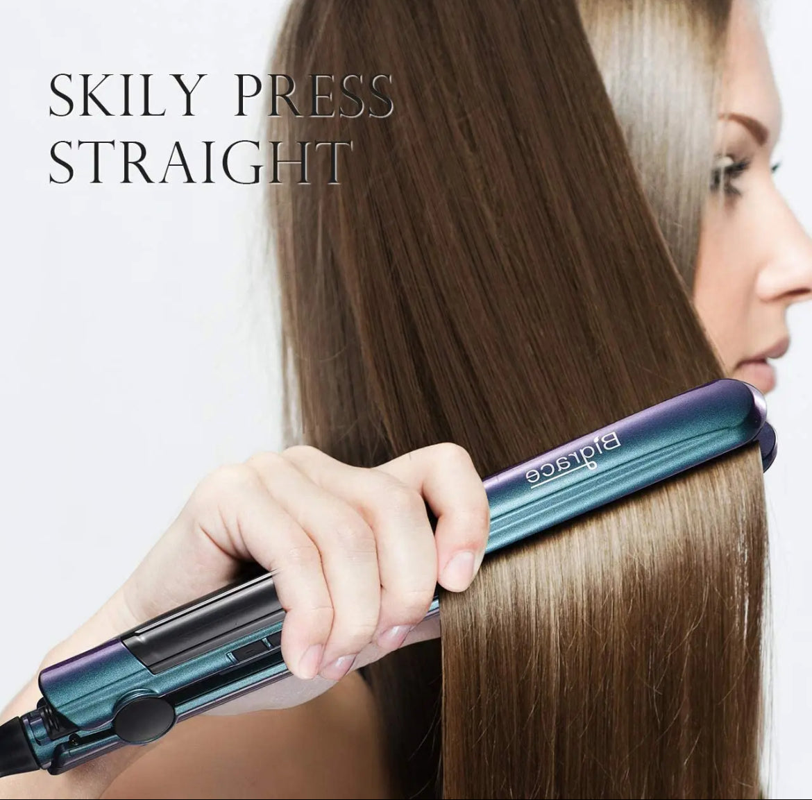 Professional Hair Straightener with LED Digital Display & Ceramic Coating